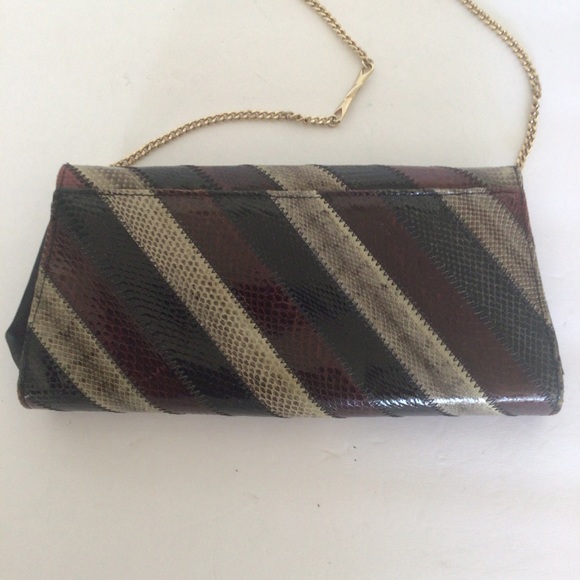 DIOR VINTAGE SNAKESKIN BAG - Picture 4 of 16